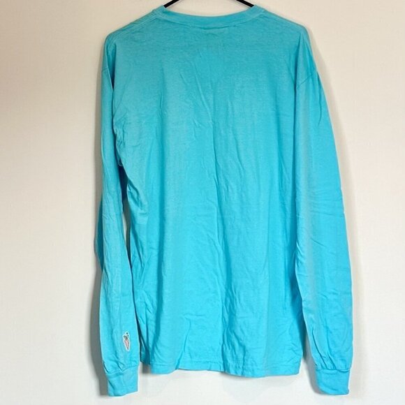 NWT Carrots By Anwar Carrots Long Sleeve Turquoise Blue T-Shirt - Medium - Picture 6 of 6